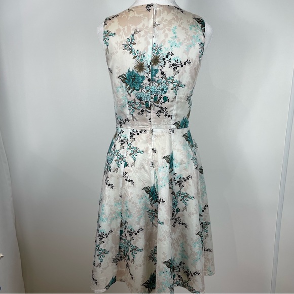 Orsay Fit And Flare 50’s Inspired Sleeveless Floral Dress Euro Size 34 US Size 2 - Picture 7 of 12